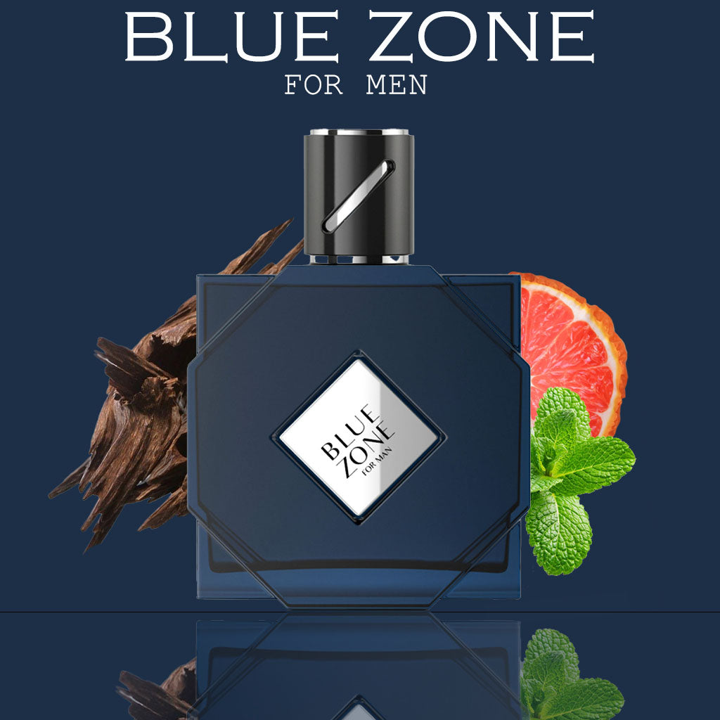 PRIVE Blue Zone Pour Homme EDP ✨ 100ML | A Refreshing Citrus Burst with Spicy and Woody Depth