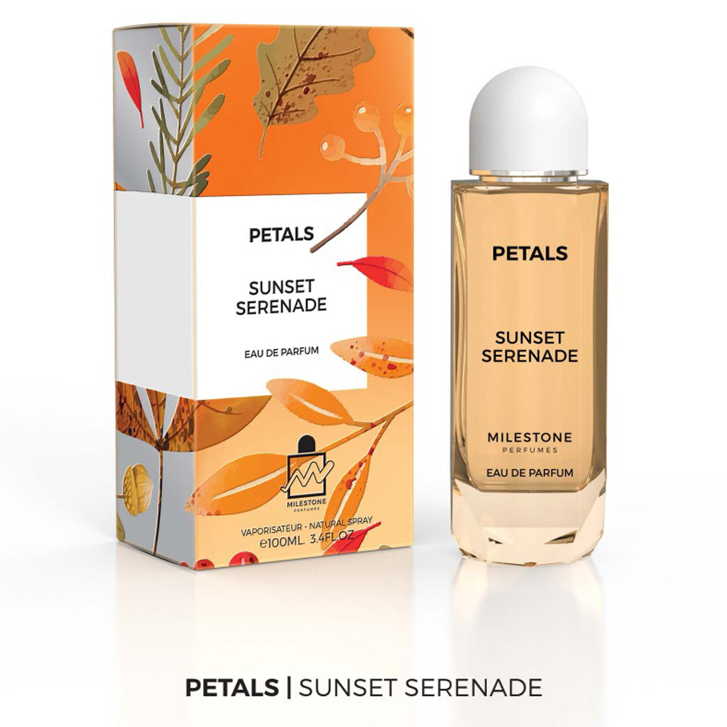 Petals Sunset Serenade Unisex EDP ✨ 100ML | A Fruity, Floral Breeze with a Smooth, Warm Base