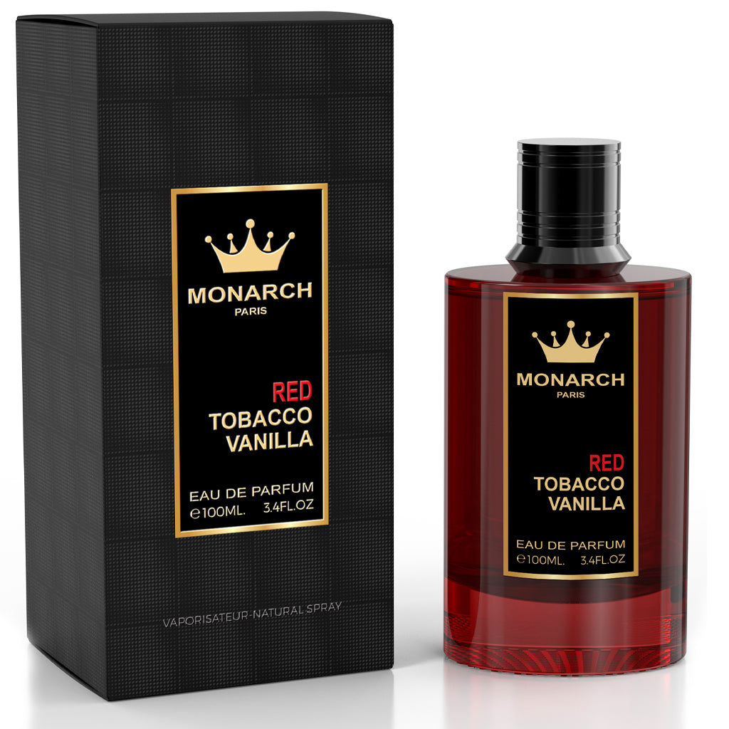 Monarch Red Tobacco Vanilla EDP ✨ 100ml (Unisex) | A Luxurious Blend of Cinnamon, Tobacco & Vanilla