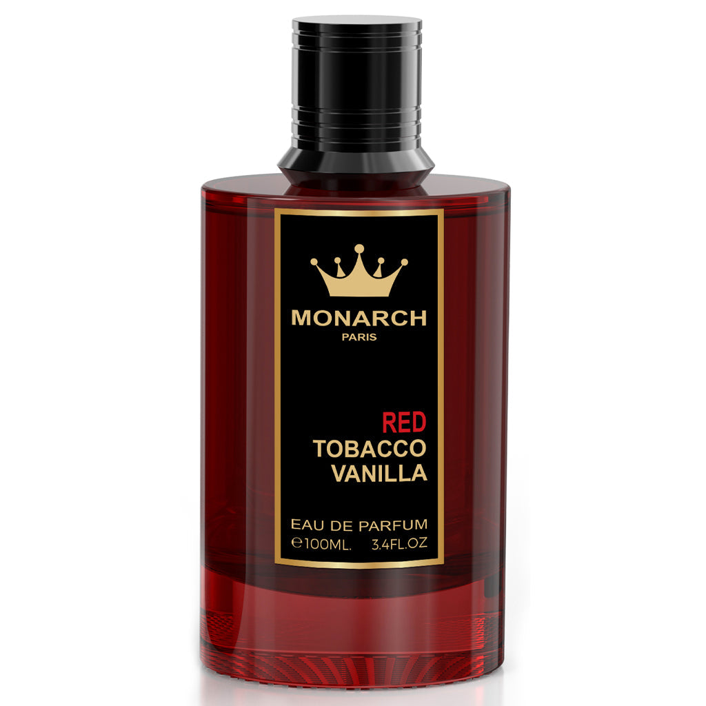 Monarch Red Tobacco Vanilla EDP ✨ 100ml (Unisex) | A Luxurious Blend of Cinnamon, Tobacco & Vanilla