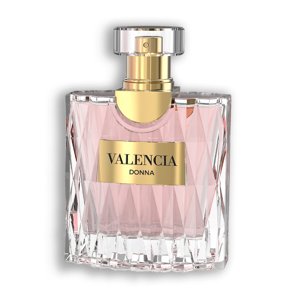 Valencia Donna Pour Femme EDP ✨ 100ml | A Timeless Floral Blend of Bergamot, Rose & Leather