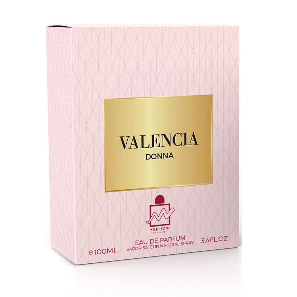 Valencia Donna Pour Femme EDP ✨ 100ml | A Timeless Floral Blend of Bergamot, Rose & Leather