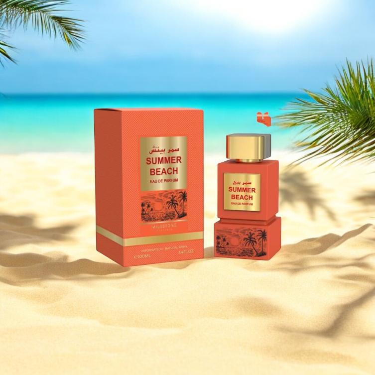 Summer Beach Eau De Parfum ✨ 100ml (Unisex) | A Warm, Tropical Escape with Rich, Inviting Notes