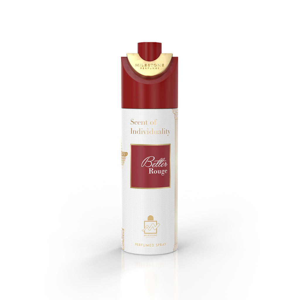 Better Rouge Unisex Deodorant 6 Pack ✨ 200ML | A Sophisticated Blend of Floral, Amber & Woody Notes