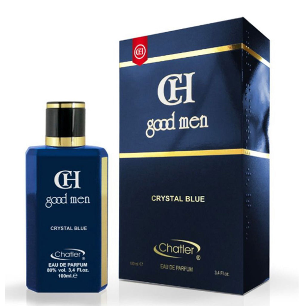 CH Good Men Crystal Blue EDP ✨ 100ml | Spicy Freshness with a Bold Woody Base
