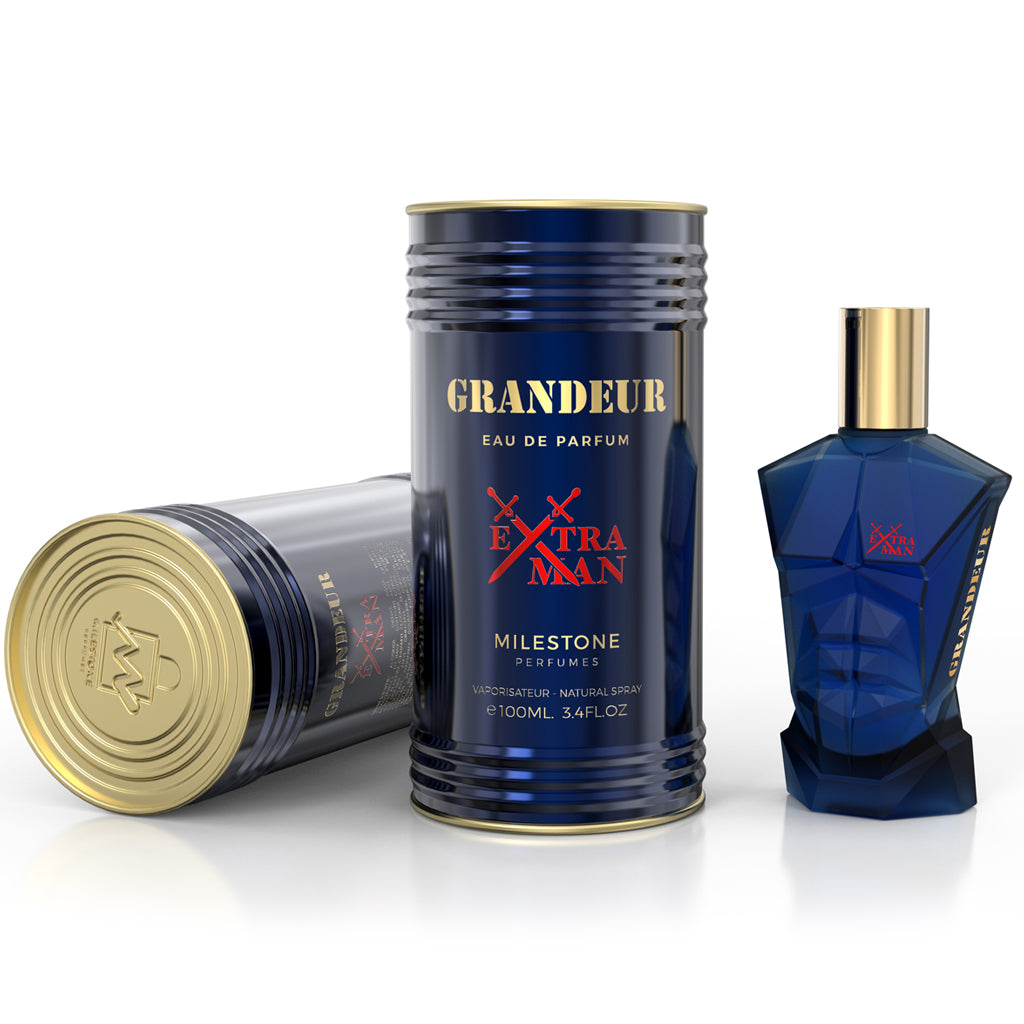 Grandeur Extra Man EDP ✨ 100ML | A Fresh and Spicy Fragrance with Warm, Masculine Base Notes
