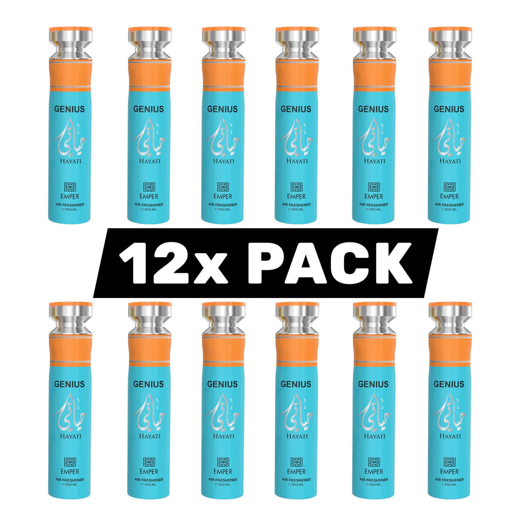 Genius Hayati Air Freshner 300ml 12x Pack