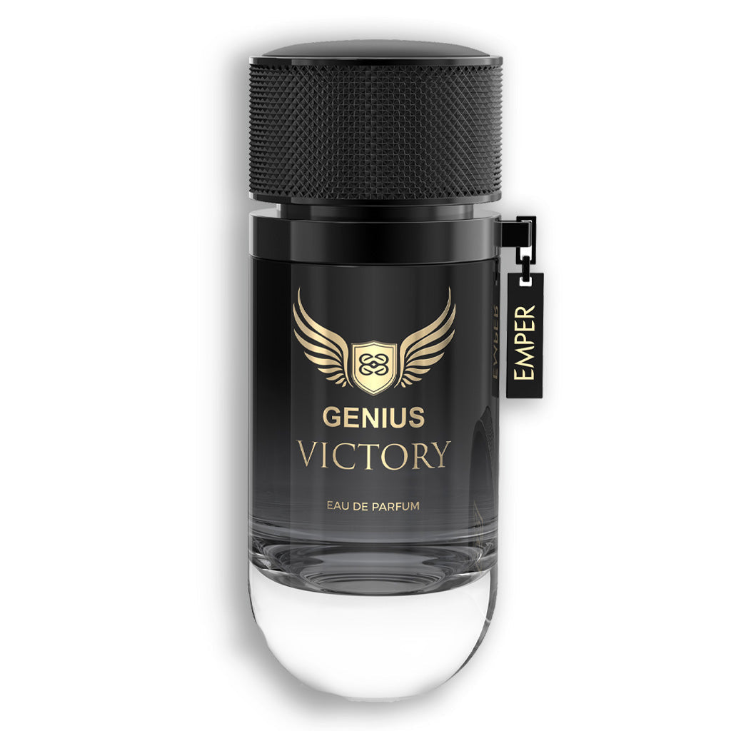 Genius Victory EDP ✨ 100ml (Pour Homme) | A Captivating Blend of Spicy Citrus & Warm Amber