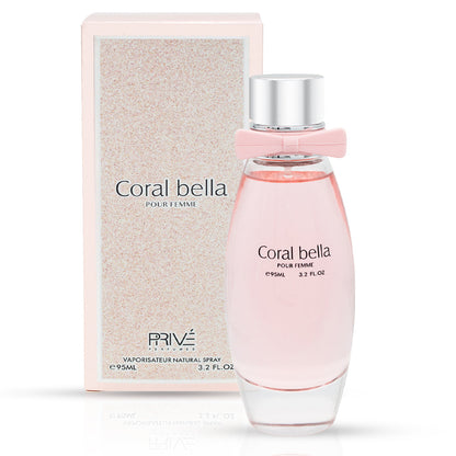 Coral Belle Pour Femme EDP ✨ 95ML | A Sweet and Floral Harmony with a Touch of Warmth