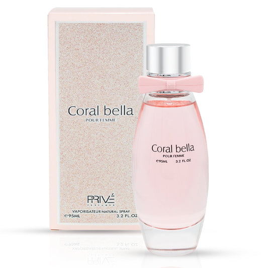 Coral Belle Pour Femme EDP ✨ 95ML | A Sweet and Floral Harmony with a Touch of Warmth