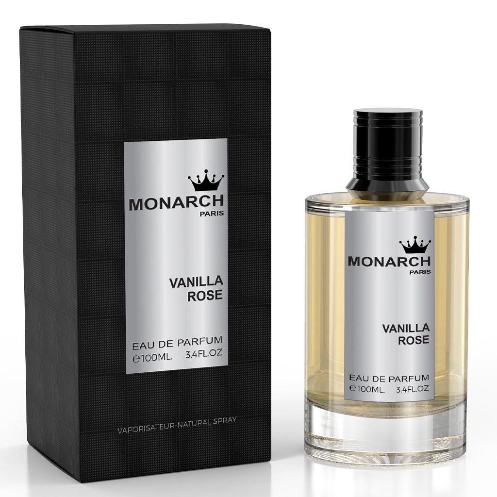 Monarch Vanilla Rose Unisex EDP ✨ 100ML | A Sweet and Citrusy Blossom with a Warm, Musk-Infused Base