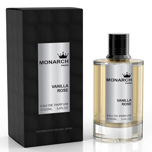 Monarch Vanilla Rose Unisex EDP ✨ 100ML | A Sweet and Citrusy Blossom with a Warm, Musk-Infused Base