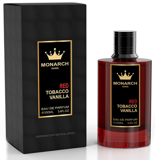 Monarch Red Tobacco Vanilla EDP ✨ 100ml (Unisex) | A Luxurious Blend of Cinnamon, Tobacco & Vanilla