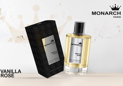 Monarch Vanilla Rose Unisex EDP ✨ 100ML | A Sweet and Citrusy Blossom with a Warm, Musk-Infused Base