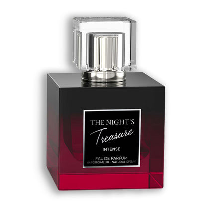 The Night's Treasure Intense Pour Femme EDP ✨ 100ml | A Feminine Fusion of Damask Rose, Cherry & Madagascar Vanilla