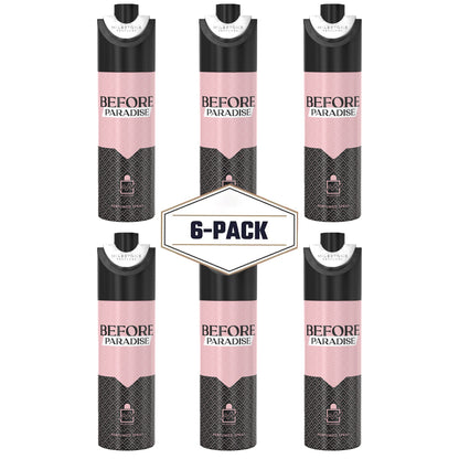 Before Paradise Deodorant 200ML ✨ 6 Pack | A Captivating Floral-Fruity Fragrance with a Warm, Sensual Base