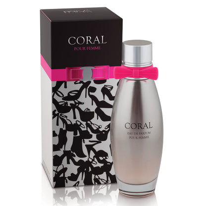 Prive Coral Pour Femme EDP ✨ 95ML | A Fresh, Velvety Blossom of Fruity and Floral Notes