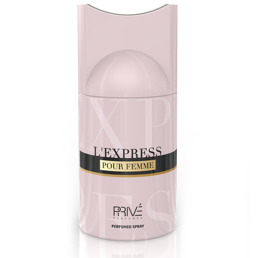 PRIVE L’Express Perfume Deodorant 250ML 6x PACK ✨ | A Fruity, Floral Blend with Elegant Depth