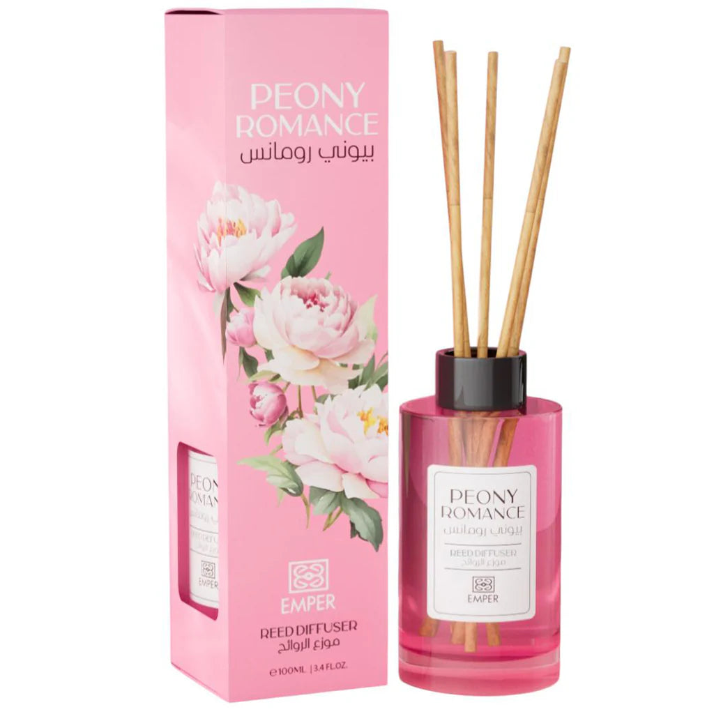 EMPER Peony Romance Reed Diffuser 100ml 3x PACK