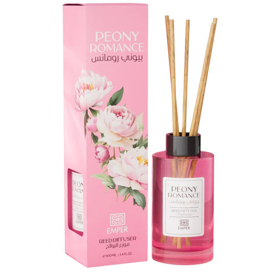 EMPER Peony Romance Reed Diffuser 100ml 3x PACK