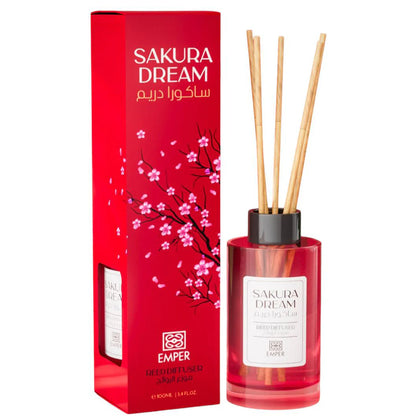 EMPER Sakura Dream Reed Diffuser 100ml 3x PACK